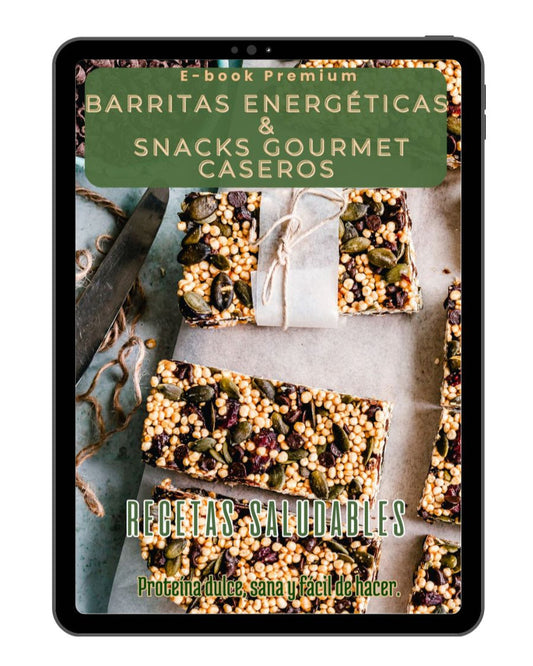 E-book Premium: Barritas & Snacks Caseros